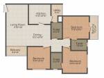 Hoysala Dzire (3BHK+3T (1,347 sq ft) 1347 sq ft)