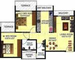 Shree Ambica Heritage (2BHK+2T (1,185 sq ft) 1185 sq ft)