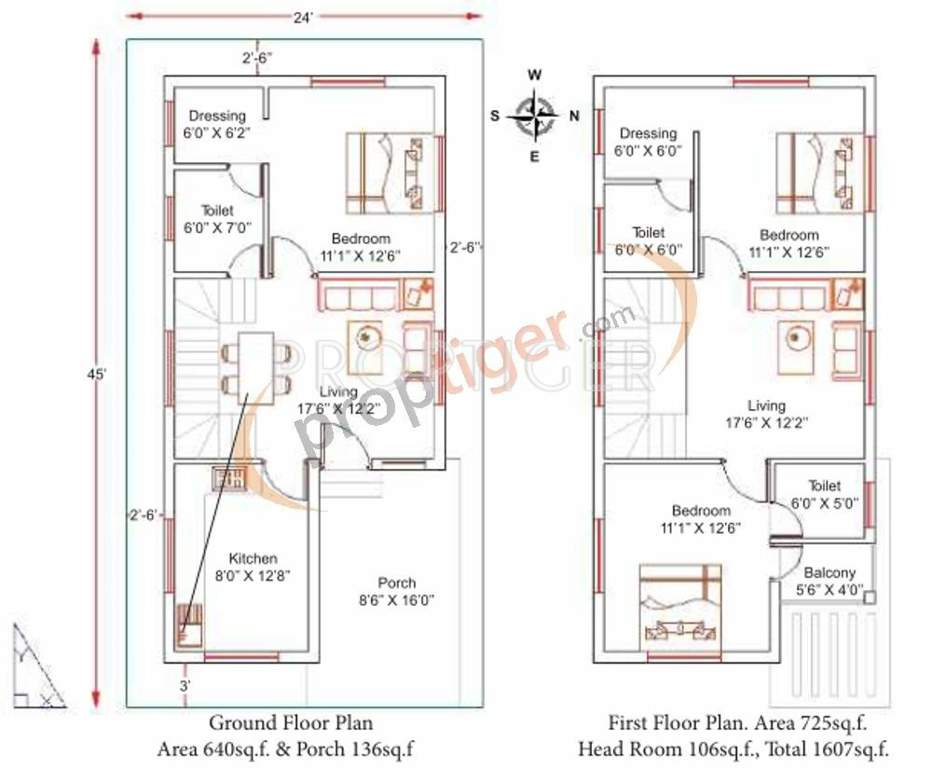 Greater Flower Garden (3BHK+3T (1,607 sq ft) 1607 sq ft)