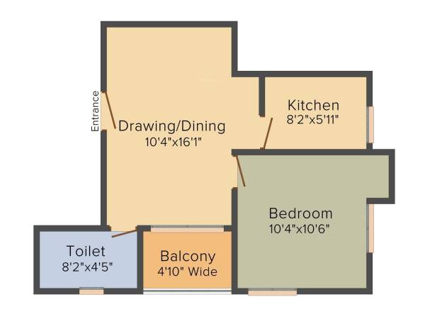 BCT Sonar Sansar (1BHK+1T (641 sq ft) 641 sq ft) BCT Sonar Sansar (1BHK+1T (641 sq ft) 641 sq ft)