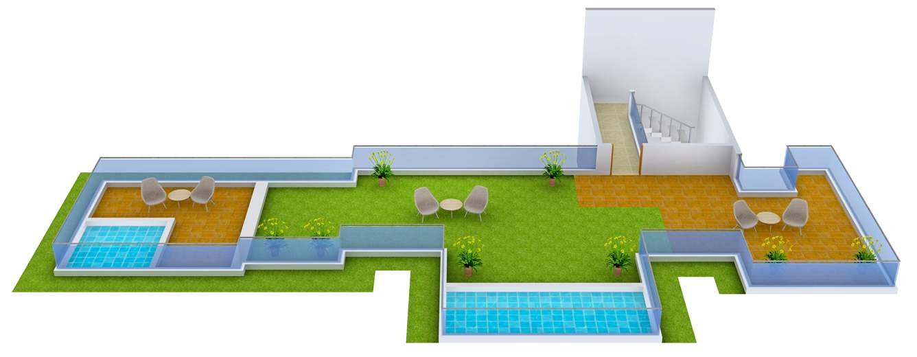 Indraprastha Schon (4BHK+4T (7,057 sq ft)   Servant Room 7057 sq ft)