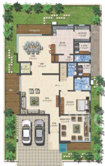  esmeralda fortune Floor Plan Ground Floor Plan