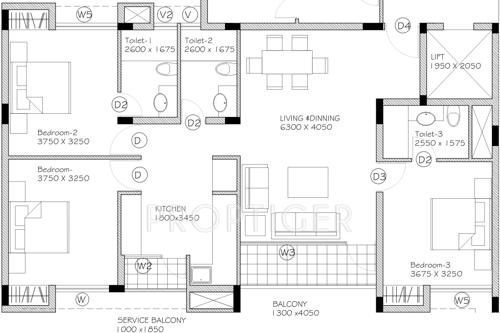 Vedic Sanjeeva Orchard (3BHK+3T (1,400 sq ft) 1400 sq ft)