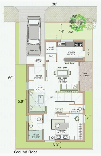 grand-vie Floor Plan Ground Floor Plan