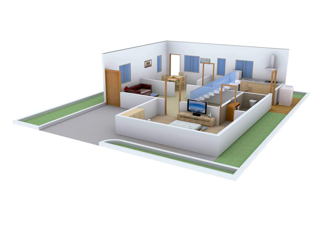 SRS Green Valley (3BHK+3T (2,635 sq ft) Pooja Room 2635 sq ft)