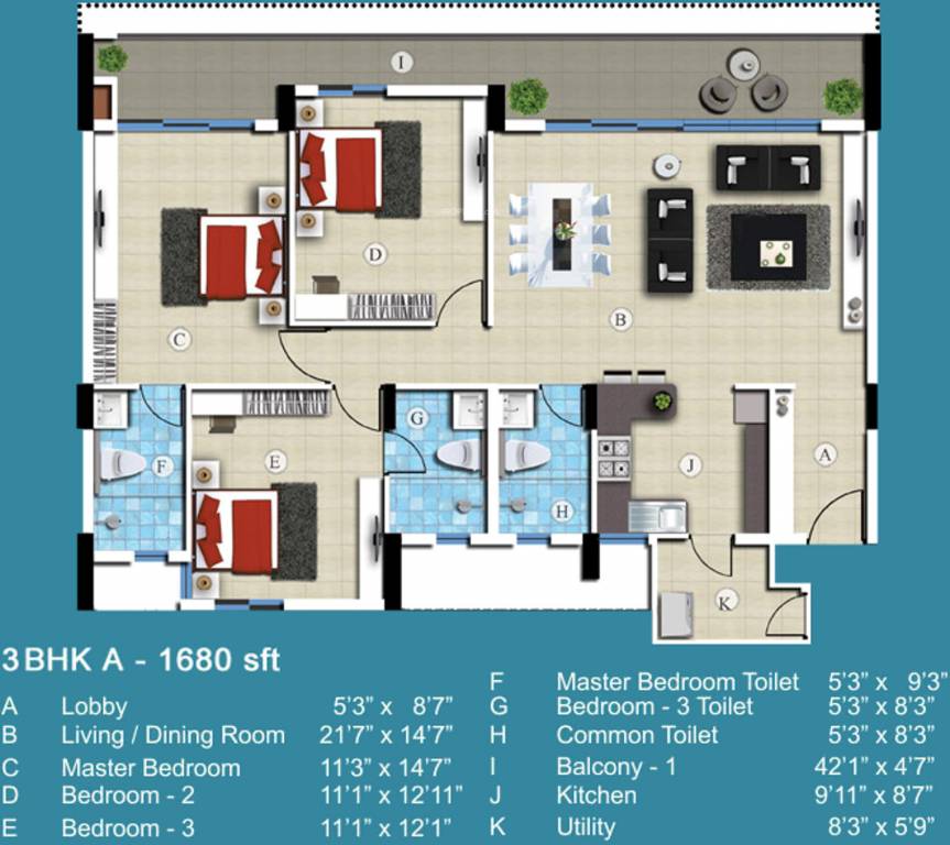 blue waters Floor Plan Floor Plan