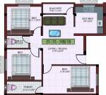 Kaaviya Isha (3BHK+2T (1,060 sq ft) 1060 sq ft) Kaaviya Isha (3BHK+2T (1,060 sq ft) 1060 sq ft)