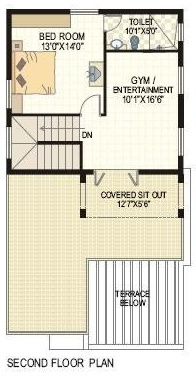  lake view Floor Plan Second Floor Plan