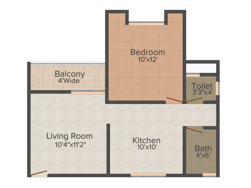 Pushkar Snehangan (1BHK+1T (559 sq ft) 559 sq ft)