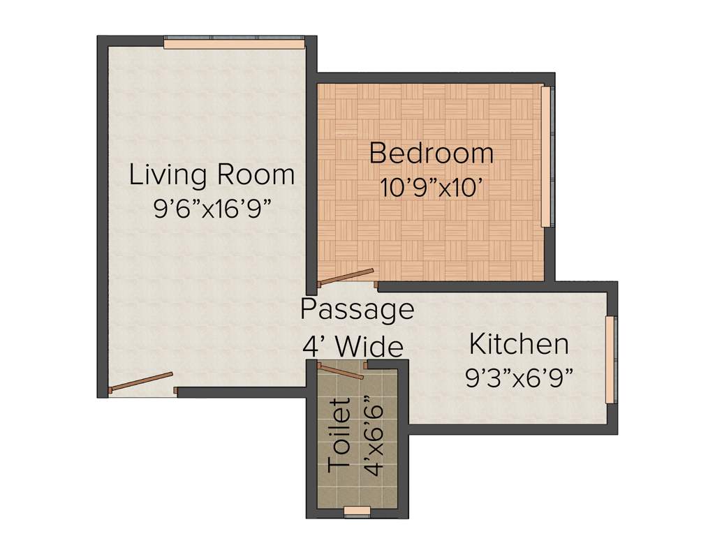 Gharkul Vishal (1BHK+1T (600 sq ft) 600 sq ft)