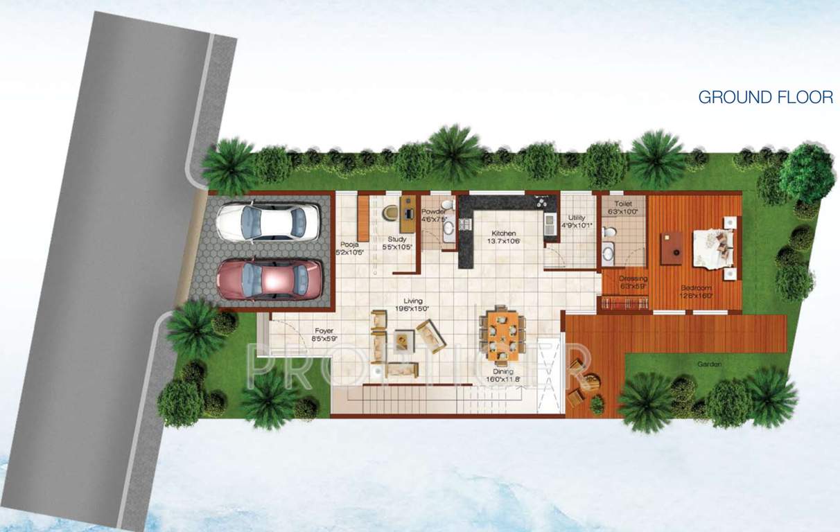 Casagrand Versailles (4BHK+5T (4,000 sq ft)   Study Room 4000 sq ft)
