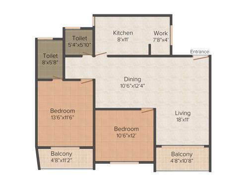 Mohtisham Cottage (2BHK+2T (1,195 sq ft) 1195 sq ft) Mohtisham Cottage (2BHK+2T (1,195 sq ft) 1195 sq ft)