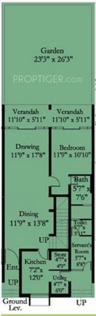 Hiland Mandeville (4BHK+4T (2,142 sq ft) + Servant Room 2142 sq ft)