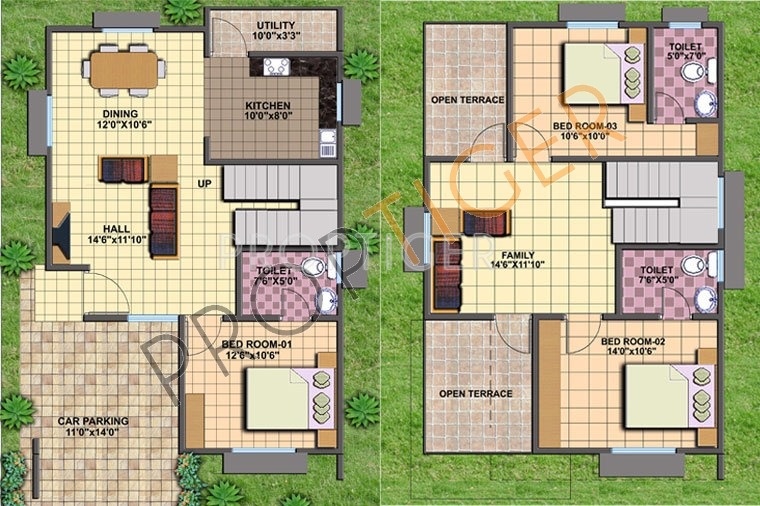 Peninsula Parkville (3BHK+3T (1,552 sq ft) 1552 sq ft)