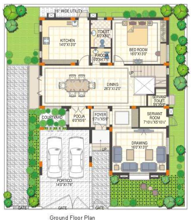 Sri Aditya Fort View (4BHK+4T (3,745 sq ft)   Study Room 3745 sq ft)