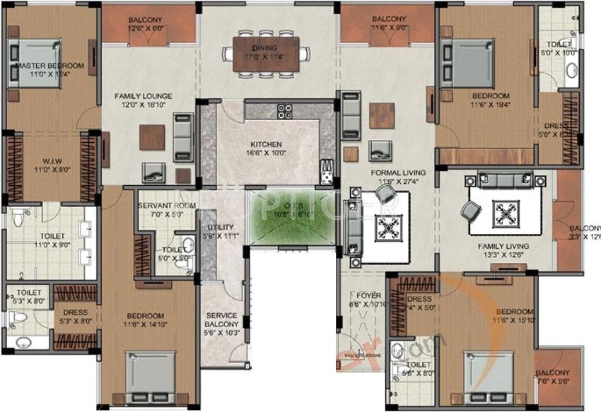 Sumanth Sreshta Sundaram (4BHK+4T (3,550 sq ft) Servant Room 3550 sq ft)