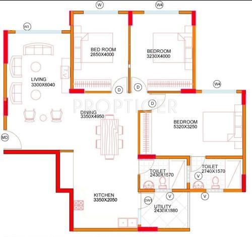 Concorde Midway City (3BHK+2T (1,402 sq ft) 1402 sq ft) Concorde Midway City (3BHK+2T (1,402 sq ft) 1402 sq ft)