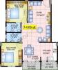 INDWIN Rejoice (2BHK+2T (1,070 sq ft) 1070 sq ft)