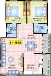 INDWIN Rejoice (2BHK+2T (1,175 sq ft) 1175 sq ft)