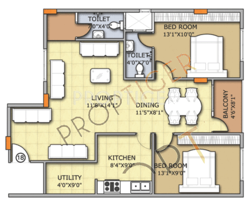 Amigo Sri Sai Royale (2BHK+2T (1,179 sq ft) 1179 sq ft) Amigo Sri Sai Royale (2BHK+2T (1,179 sq ft) 1179 sq ft)