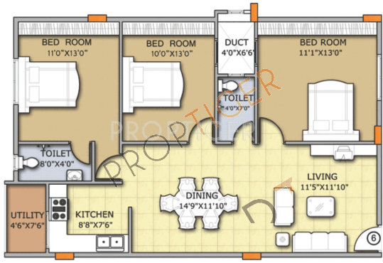 Amigo Sri Sai Royale (3BHK+2T (1,458 sq ft) 1458 sq ft) Amigo Sri Sai Royale (3BHK+2T (1,458 sq ft) 1458 sq ft)