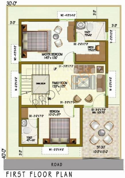 Excel Brindavan Gardens (3BHK+3T (1,624 sq ft)   Pooja Room 1624 sq ft)
