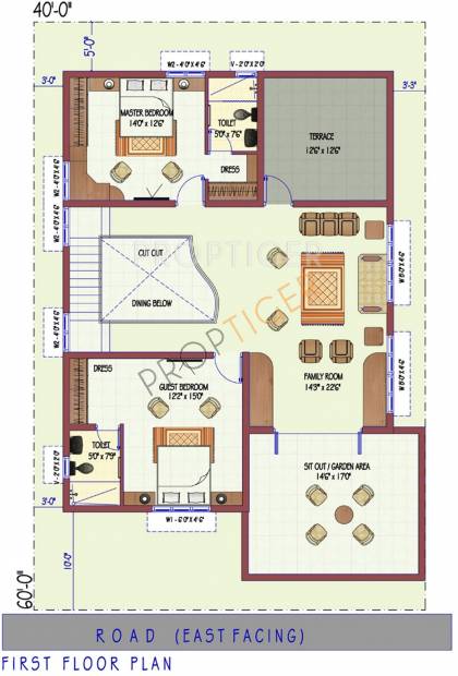 Excel Brindavan Gardens (3BHK+3T (2,800 sq ft)   Pooja Room 2800 sq ft)