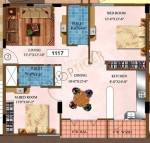 DSR Naveen Lakeside (2BHK+2T (1,117 sq ft) 1117 sq ft) DSR Naveen Lakeside (2BHK+2T (1,117 sq ft) 1117 sq ft)