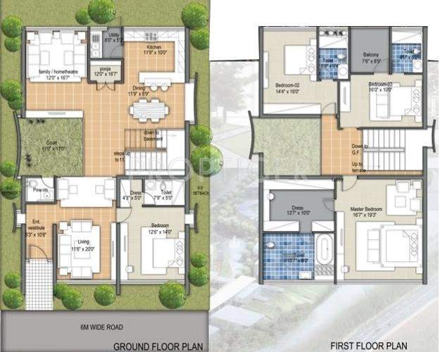 Samskruti Maurya (4BHK+4T (4,487 sq ft)   Pooja Room 4487 sq ft)