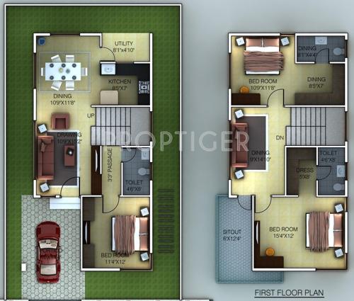 Golden Golden Homes (3BHK+3T (1,694 sq ft) 1694 sq ft)