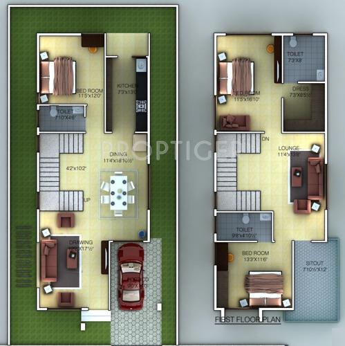 Golden Golden Homes (3BHK+3T (2,025 sq ft) 2025 sq ft)