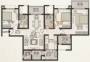 Sobha Eternia (3BHK+3T (2,071 sq ft) + Servant Room 2071 sq ft)