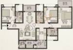 Sobha Eternia (3BHK+3T (2,071 sq ft) + Servant Room 2071 sq ft)