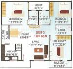 i1 SLR Residency (3BHK+3T (1,400 sq ft) 1400 sq ft) i1 SLR Residency (3BHK+3T (1,400 sq ft) 1400 sq ft)