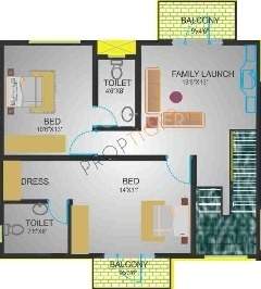 Sai Deccan Palm Villas (3BHK+3T (1,775 sq ft) 1775 sq ft)