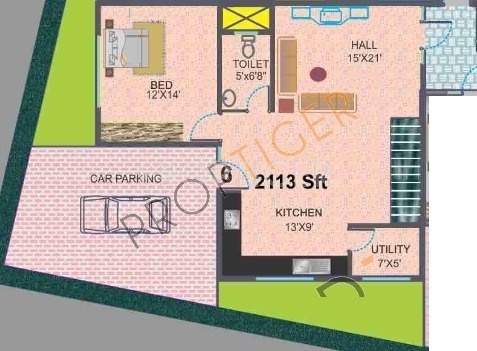 Sai Deccan Palm Villas (3BHK+3T (2,113 sq ft) 2113 sq ft)