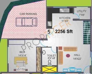 Sai Deccan Palm Villas (3BHK+3T (2,256 sq ft) 2256 sq ft)