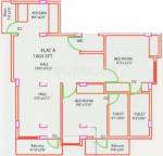 Ever Green Saathvic (2BHK+2T (1,003 sq ft) 1003 sq ft)