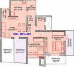 Yogayog Elegance (2BHK+2T (855 sq ft) 855 sq ft)