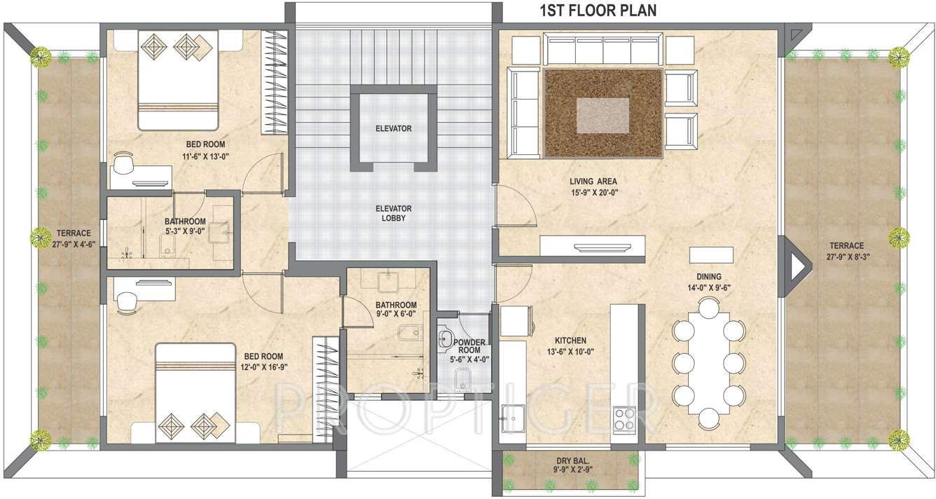 Supreme Palms (4BHK+5T (5,275 sq ft) + Servant Room 5275 sq ft)
