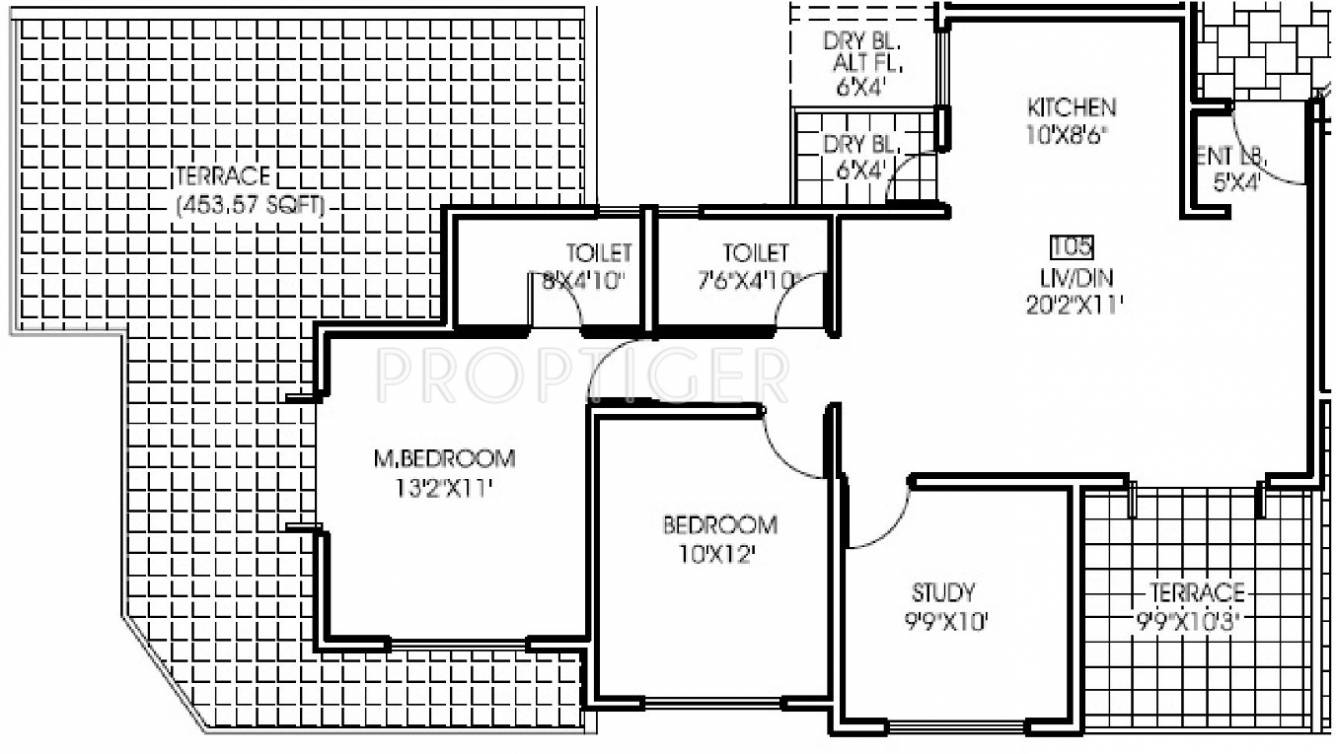 Nobles Palm One (2BHK+2T (1,400 sq ft)   Study Room 1400 sq ft) Nobles Palm One (2BHK+2T (1,400 sq ft)   Study Room 1400 sq ft)