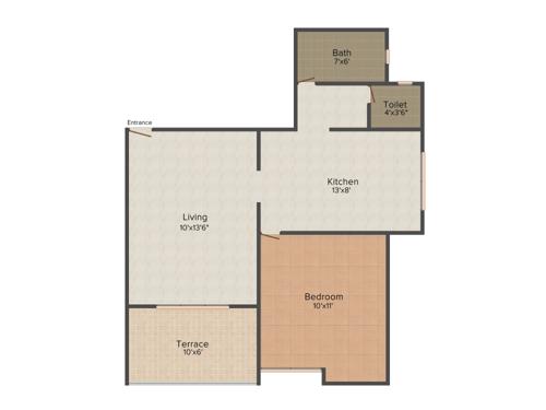 SP Trimurti Villa (1BHK+1T (611 sq ft) 611 sq ft) SP Trimurti Villa (1BHK+1T (611 sq ft) 611 sq ft)