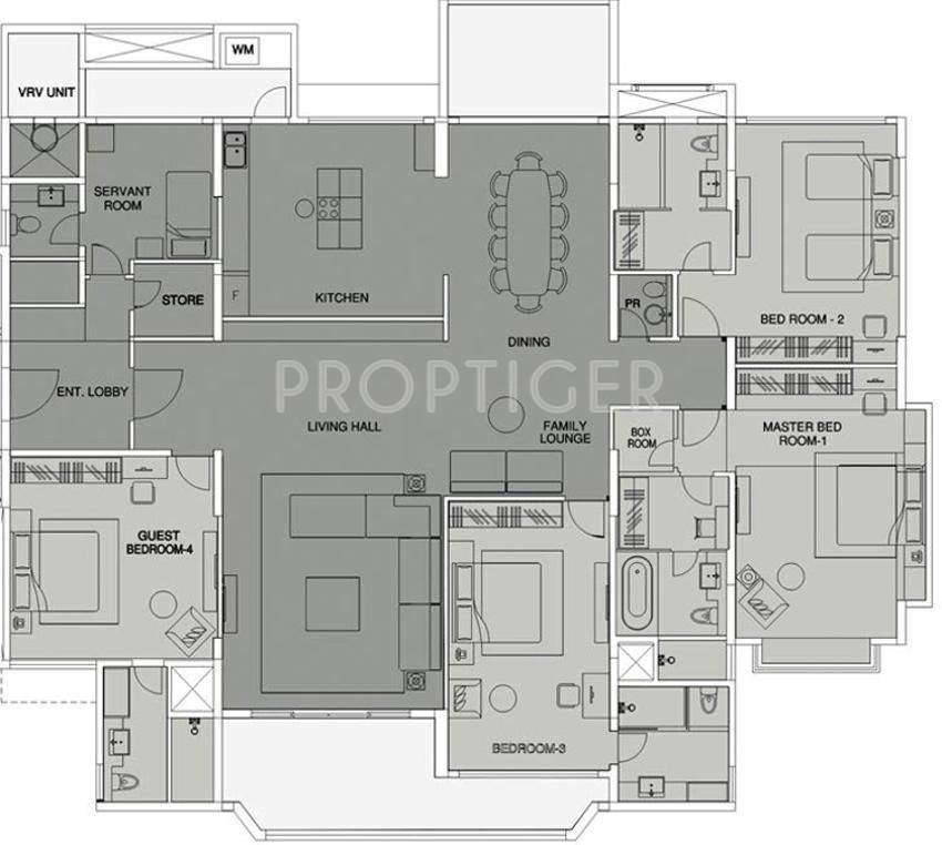 Panchshil Casa 9 (4BHK+4T (4,186 sq ft) + Servant Room 4186 sq ft)