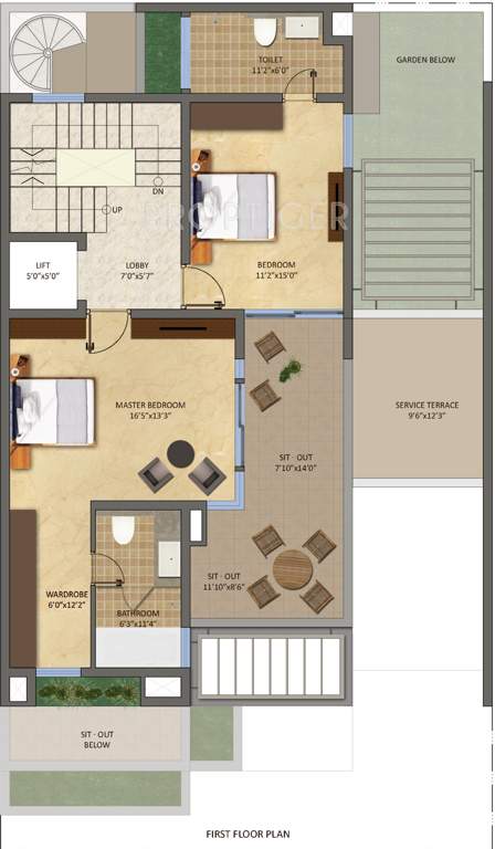 Sukritha Aaroha Villa (4BHK+4T (4,202 sq ft)   Servant Room 4202 sq ft)