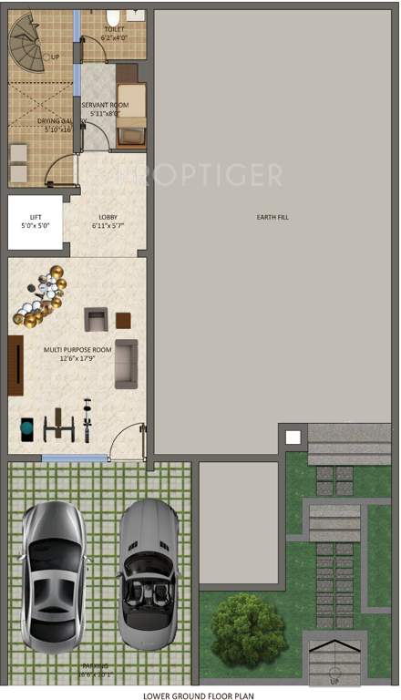 Sukritha Aaroha Villa (4BHK+4T (4,202 sq ft)   Servant Room 4202 sq ft)