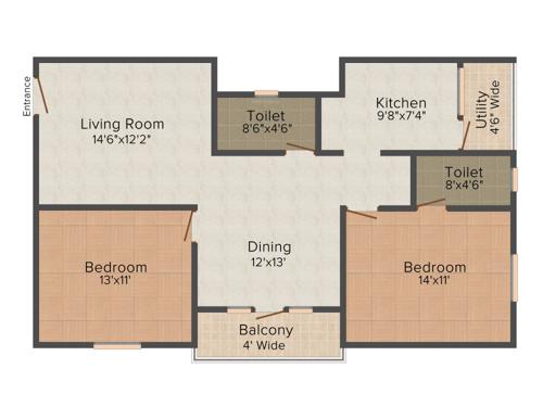 SLV Rathnagiri Enclave (2BHK+2T (1,188 sq ft) 1188 sq ft) SLV Rathnagiri Enclave (2BHK+2T (1,188 sq ft) 1188 sq ft)