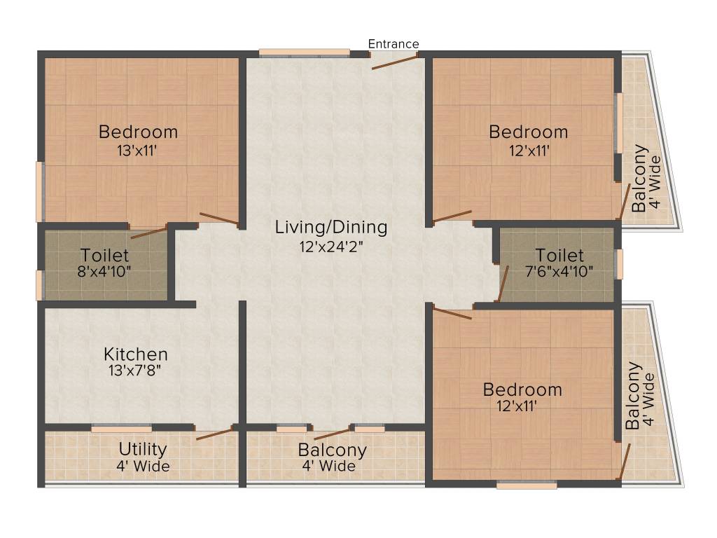 SLV Rathnagiri Enclave (3BHK+2T (1,462 sq ft) 1462 sq ft) SLV Rathnagiri Enclave (3BHK+2T (1,462 sq ft) 1462 sq ft)