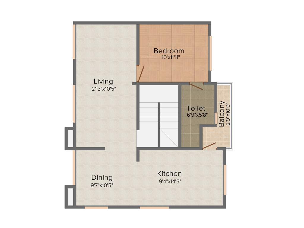 Siddhivinayak Whispering Woods (3BHK+3T (3,497 sq ft) 3497 sq ft)