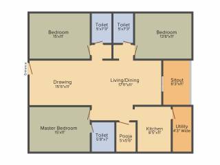 My Home Jewel (3BHK+3T (1,685 sq ft) 1685 sq ft) My Home Jewel (3BHK+3T (1,685 sq ft) 1685 sq ft)