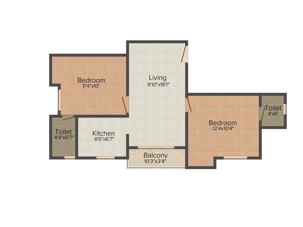 Sri Durga Sri Durga Aarav (2BHK+2T (859 sq ft) 859 sq ft)